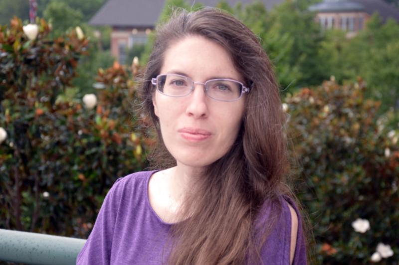 Image of student wearing a purple shirt