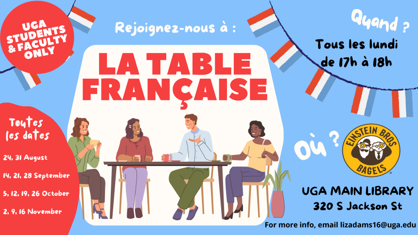La Table Francaise flyer