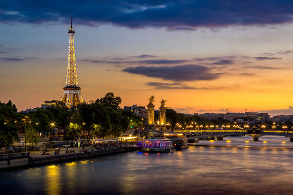 Paris at night