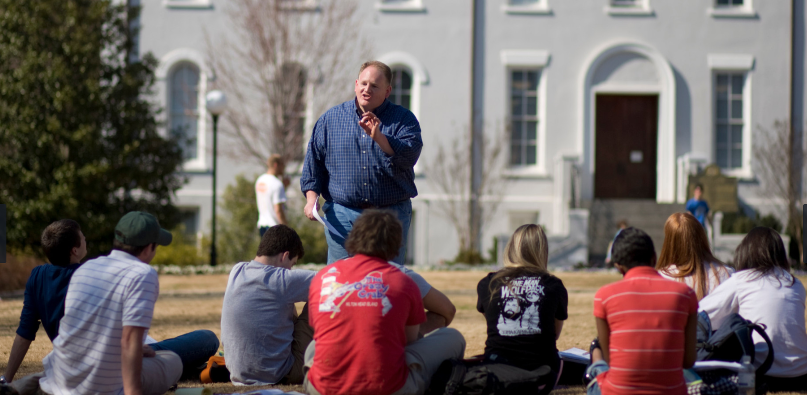 Spanish Class on Herty Field