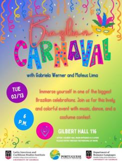 Poster advertising Brazilian Carnaval
