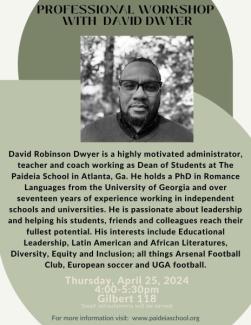 David Dwyer workshop flyer