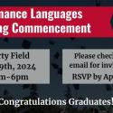 poster advertising ROML commencement
